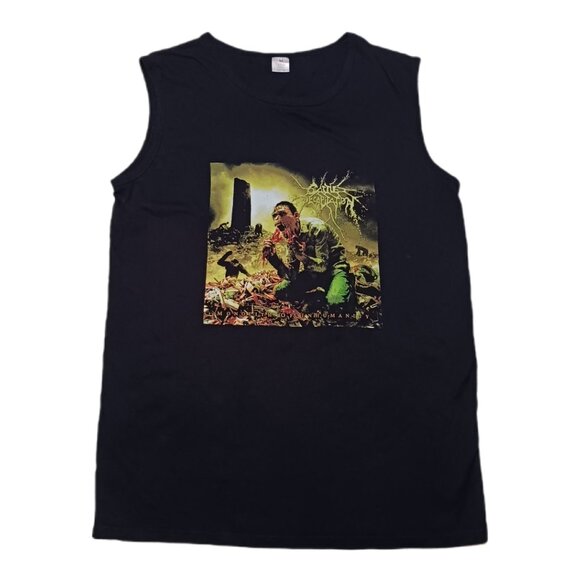 Cattle Decapitation Mens Medium Tank Top Monolith of Inhumanity Black Graphic - Picture 8 of 9